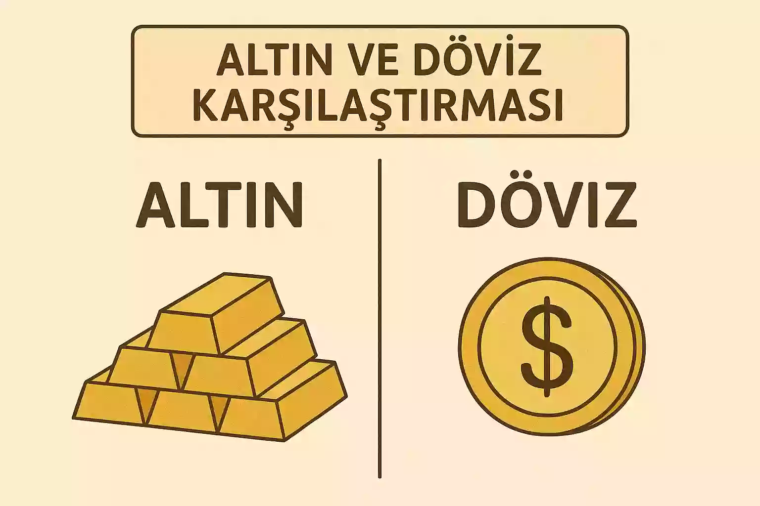 Altın ve döviz yatırımı karşılaştırması grafiği – Hangisi daha kazançlı?